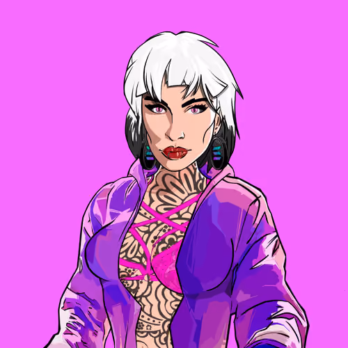 Crypto Girl Collectable #185
