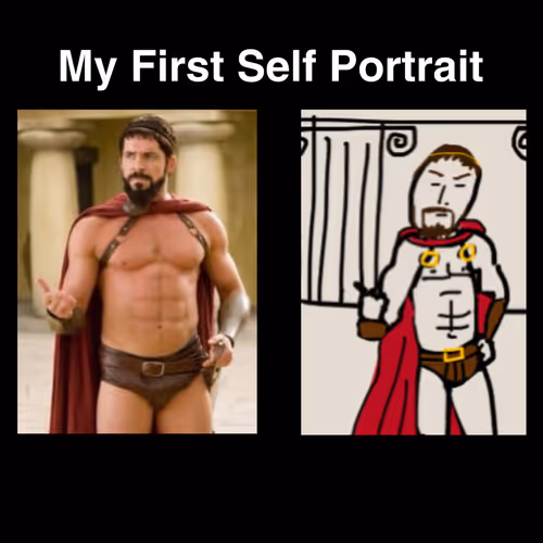 my first self portrait 