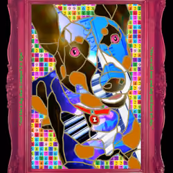 Loopie #788: Colorful Pauline
