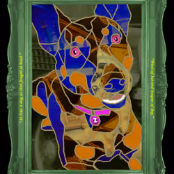Loopie #8571: Blue Cassie
