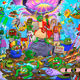 LOVE PEACE & FROG
