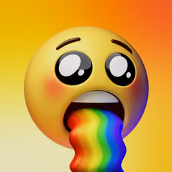 rainbow barf imoji