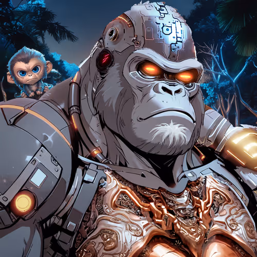 Cyber Ape Yacht Club Silverback#39
