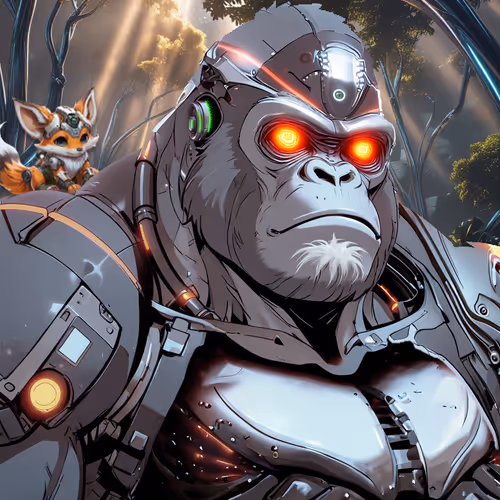 Cyber Ape Yacht Club Silverback#144