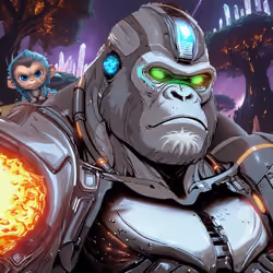 Cyber Ape Yacht Club Silverback#448