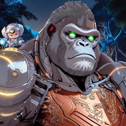 Cyber Ape Yacht Club Silverback#400