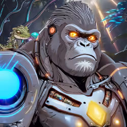 Cyber Ape Yacht Club Silverback#263