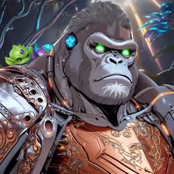 Cyber Ape Yacht Club Silverback#87