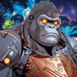 Cyber Ape Yacht Club Silverback#148