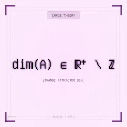 Theorem #885 - Strange Attractor Dim.