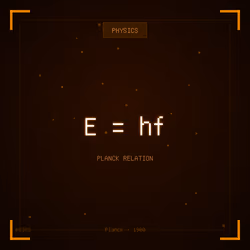 Theorem #365 - Planck Relation
