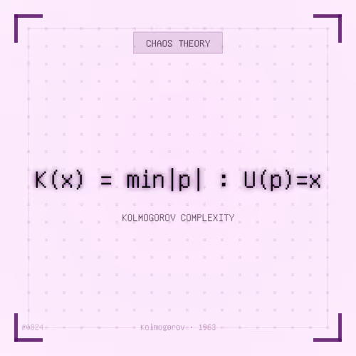 Theorem #824 - Kolmogorov Complexity