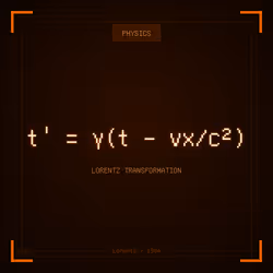 Theorem #1210 - Lorentz Transformation