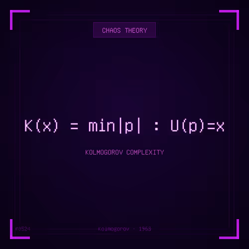 Theorem #524 - Kolmogorov Complexity