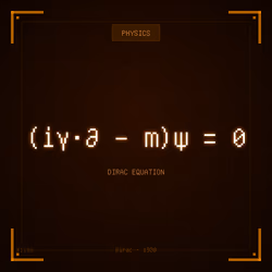 Theorem #1156 - Dirac Equation