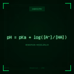 Theorem #232 - Henderson-Hasselbalch