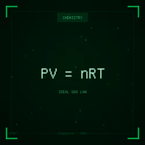 Theorem #887 - Ideal Gas Law