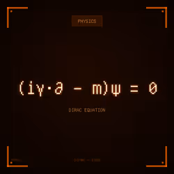 Theorem #16 - Dirac Equation