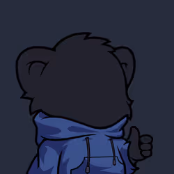 Hoddie Blue #7464