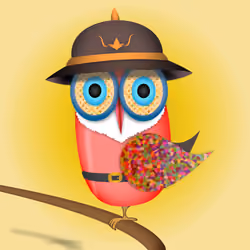 Groovy Owl #1023