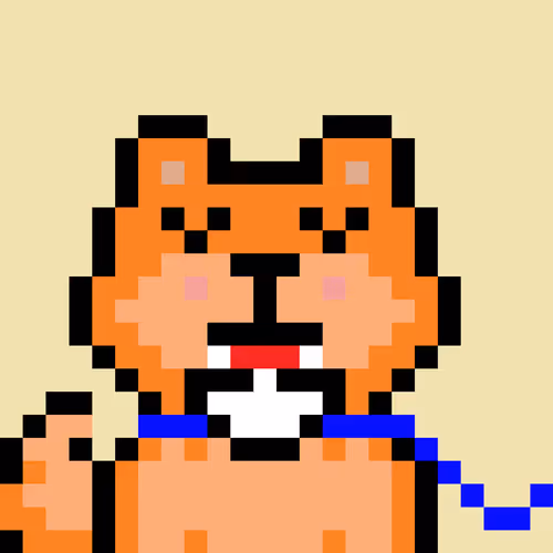 Pixelated Shiba Inu