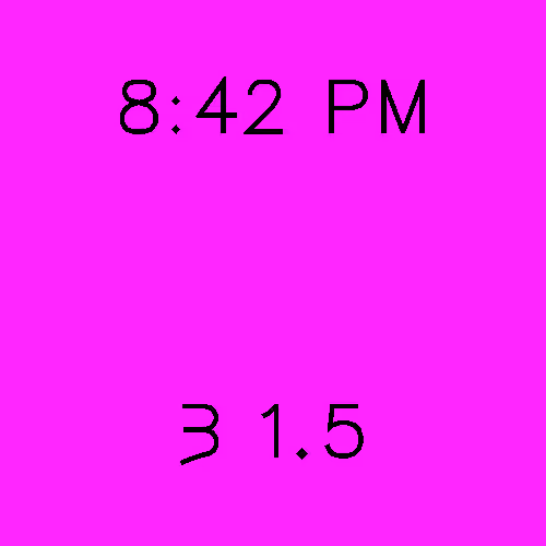 Universal Color Clock