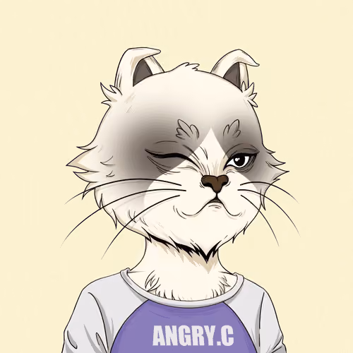 Angry Cat #9986