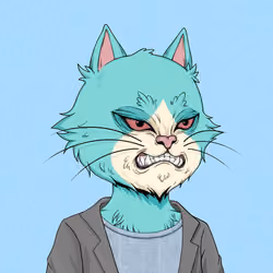 Angry Cat #1607
