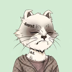 Angry Cat #9191
