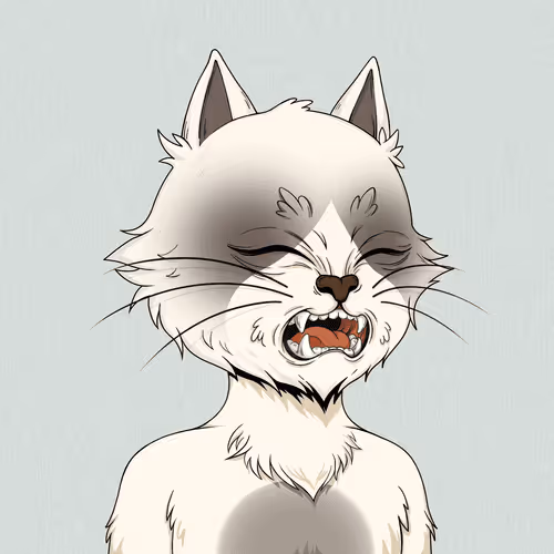 Angry Cat #9977
