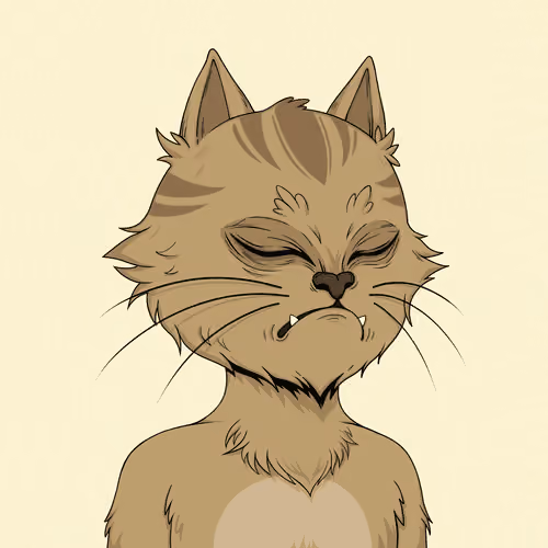 Angry Cat #8458