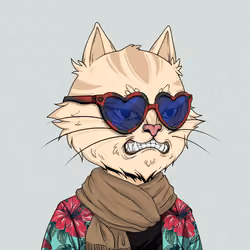 Angry Cat #8592
