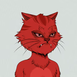 Angry Cat #8712