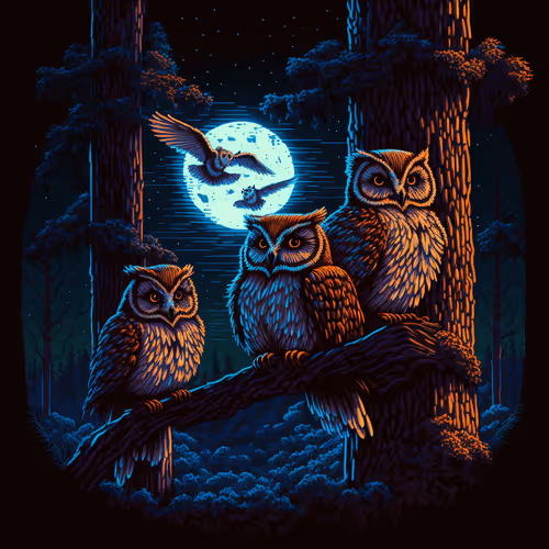 Mystical Owls #180