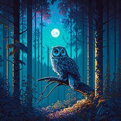 Mystical Owls #460