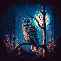 Mystical Owls #97