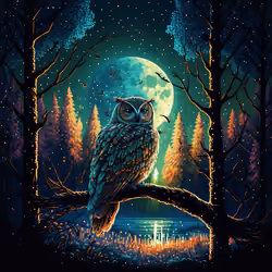 Mystical Owls #98