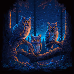 Mystical Owls #461