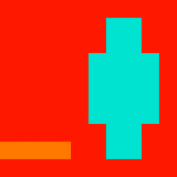 Rainbow Blocks by Andreotti #143