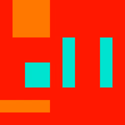 Rainbow Blocks by Andreotti #24