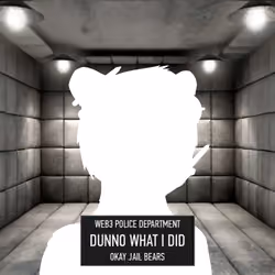 Okay Jail Bear #2298