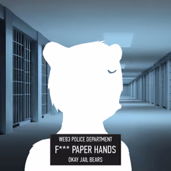 Okay Jail Bear #3055
