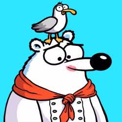 Fluffy Polar Bears #1924