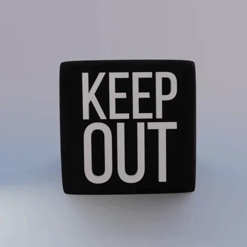 Keep Out By Anon