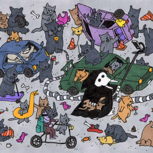 Dead Cat Tribute By Guillaume Cornet