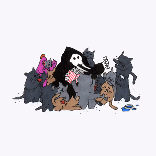 Dead Cat Tribute By Guillaume Cornet