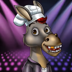 Sombrero Donkey #1477