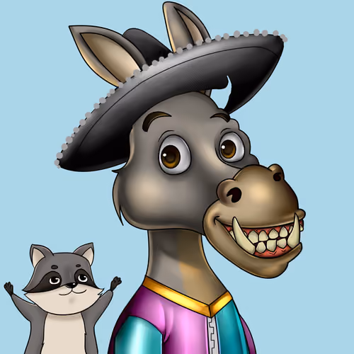 Sombrero Donkey #1353