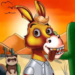 Sombrero Donkey #863