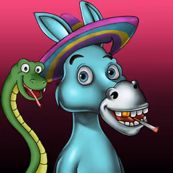 Sombrero Donkey #256